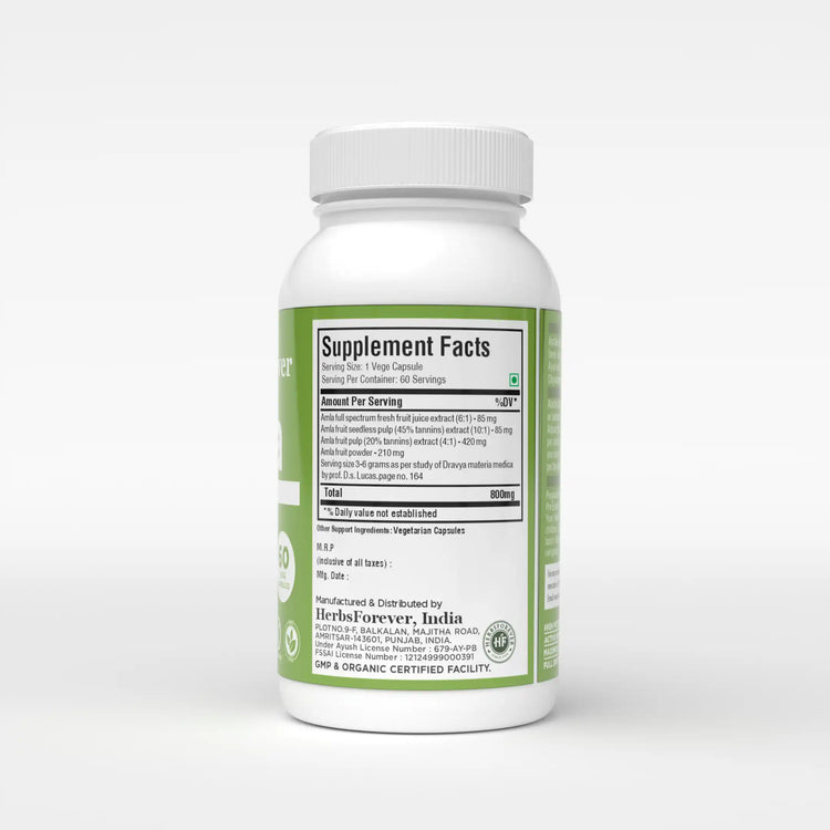Amla Capsules - Supplement Facts