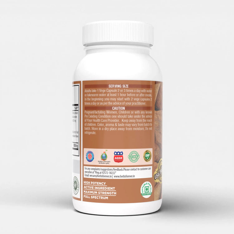 Arjuna Terminalia Arjuna Traditional Wellness Supplement 60 Vege Capsules | 800mg