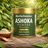 HerbsForever Ashoka Powder Saraca Indica | Supports Women's Health, Non-GMO, Vegan,100g | 100% Natural Herbal Supplement for Wellness & Vitality