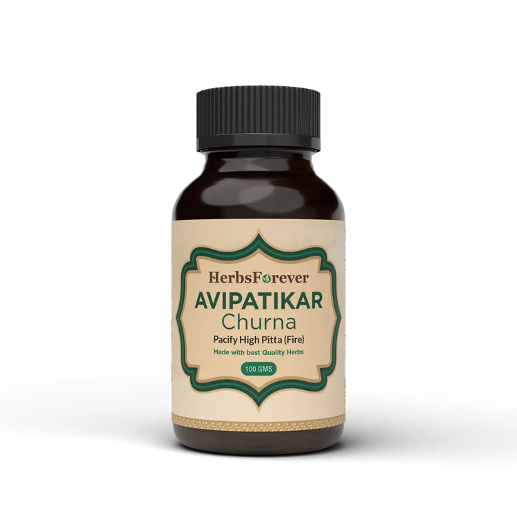 Herbsforever Avipatikar Churna | Ayurvedic Herbal Supplement for Digestive Support & Gut Health | Non-GMO, Vegan | Traditional Formula | 100 GMS