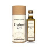 HerbsForever Brahmi Oil Enhance Meemory, Functioning of Five Senses and Peaceful Meditation Cold Pressed Premium Oil Non GMO, Vegan 100 ml
