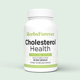 HerbsForever Cholesterol Health, Triglyceride & Heart - Guggulipid, Arjuna, Cinnamon, Garlic , Turmeric, Garcinia, Amla, plus Potent Ayurvedic Herbs Extracts. 90 Veg Capsules, 810mg Antioxidant.