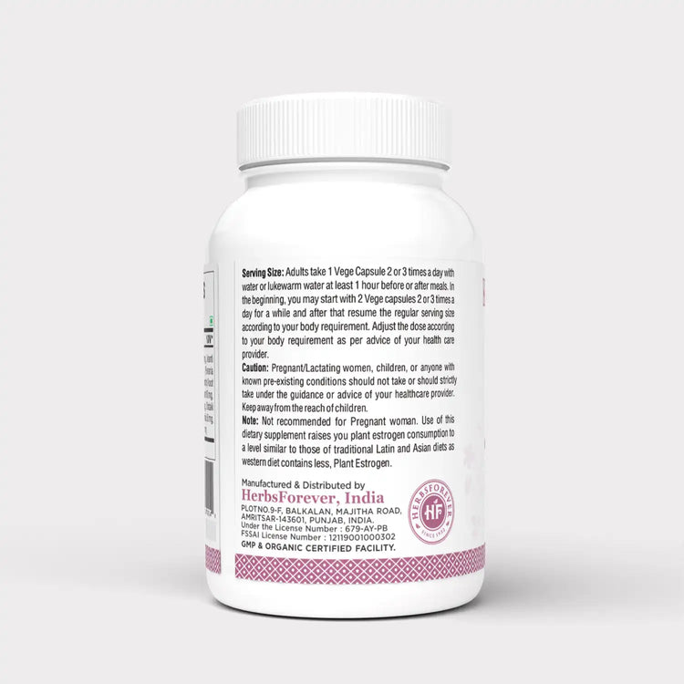 Herbsforever Femina 30 Plus Ayurvedic Herbal Supplement Supports Overall Womens Health 90 Vege Capsules 750Mg Each