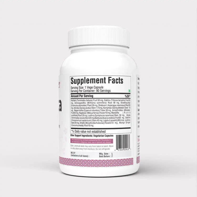 Herbsforever Femivita Capsules Everyday Female Health Supplement Supports Healthy Skin and Strong Muscles 90 Vege Capsules 750 Mg Each