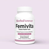 Herbsforever Femivita Capsules Everyday Female Health Supplement Supports Healthy Skin and Strong Muscles 90 Vege Capsules 750 Mg Each