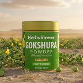 HerbsForever Gokshura Powder | Tribulus Terrestris | Authentic Ayurvedic Herb for Everyday Use | Non-GMO, Vegan, 100% Pure & Natural |100 GMS Herbal Supplement