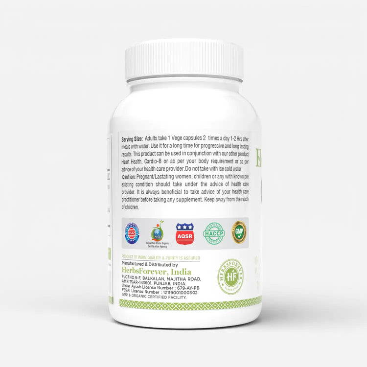 Herbsforever Shudha Guggul Capsules Commiphora Mukul 90 Vege Capsules 550 Mg Each