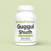 Herbsforever Shudha Guggul Capsules Commiphora Mukul 90 Vege Capsules 550 Mg Each