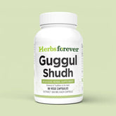 Herbsforever Guggul Shudha Capsules Commiphora Mukul 90 Vege Capsules 550 Mg Each