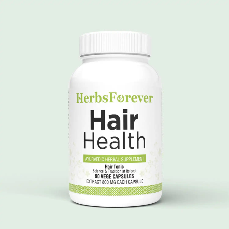 Herbsforever Hair Health Capsules Hair Supplement Promotes Hair Health 90 Capsules 800 Mg Each