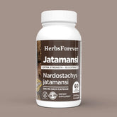 Herbsforever Jatamansi Capsules | Nardostachys Jatamansi | Premium Herbal Supplement for Relaxation, Hair Care, and Wellness | 60 Vegan Capsules, 500 Mg Each