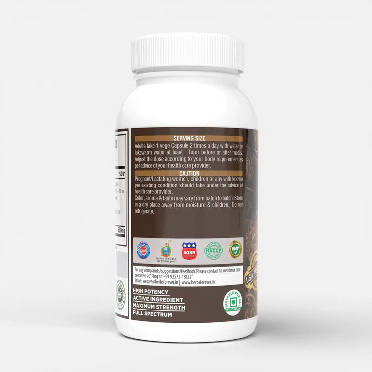 Herbsforever Jatamansi Capsules | Nardostachys Jatamansi | Premium Herbal Supplement for Relaxation, Hair Care, and Wellness | 60 Vegan Capsules, 500 Mg Each