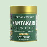 Herbsforever Kantakari Powder Solanum Indicum Indian Nightshade Liver Tonic Non GMO, Organic, Vegan 100 GMS