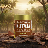 HerbsForever Kutaja Powder | Holarrhena Antidysenterica | Pure Herbal Supplement | Non-GMO, Natural & Additive-Free | Traditional Use | 100 GMS