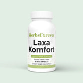 HerbsForever Laxa Komfort | Natural Herbal Supplement for Digestive Support & Gut Health | Gentle Bowel Cleanse & Regularity | 60 Capsules 750 Mg Each