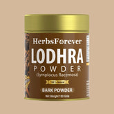 HerbsForever Lodhra Powder | Symplocos Racemosa | Skin Care Herb | Balances Pitta and Kapha Doshas | Non-GMO, Vegan | 100 GMS