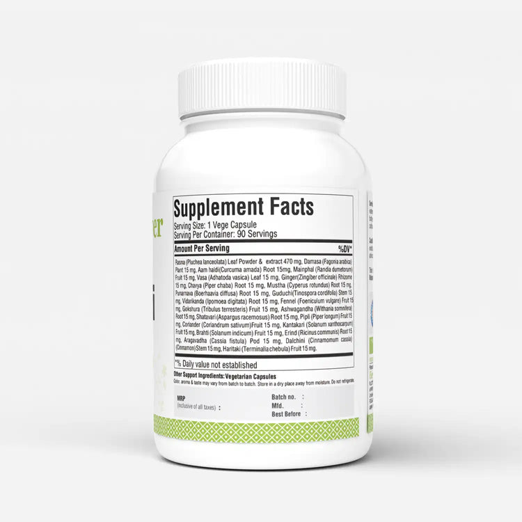 Herbsforever Maha Rasnadi Kwath Ayurvedic Herbal Supplement 90 Veg Capsules, 800mg Each Supports Joint Health & Mobility with Natural Ingredients