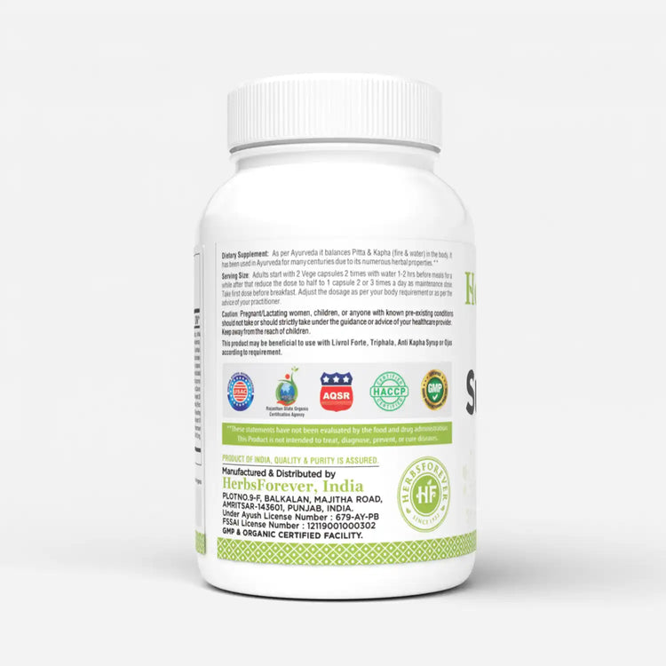 Herbsforever Maha Sudarshan Capsules | Ayurvedic Herbal Formula for Immune Support & Overall Wellness | 90 Vegetarian Capsules, 800 mg Each | Natural Herbal Supplement