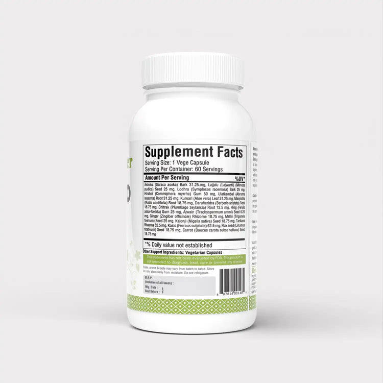 Herbsforever Menstro Care Capsules Women Supplement Promotes Women Comfort 60 Capsules 500 Mg Each