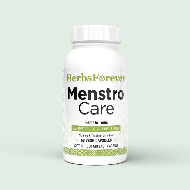Herbsforever Menstro Care Capsules Women Supplement Promotes Women Comfort 60 Capsules 500 Mg Each
