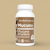 Herbsforever Mucuna Pruriens Capsules 60 Vege Capsules 800 Mg Each