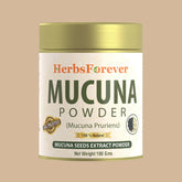 Herbsforever Mucuna Pruriens Seed Powder 2X Potency Extract (2:1) | Purple & Yellow Seeds Blend, Velvet Bean, Non-GMO, Vegan, 100g | Supports Energy, Vitality, and Overall Wellness