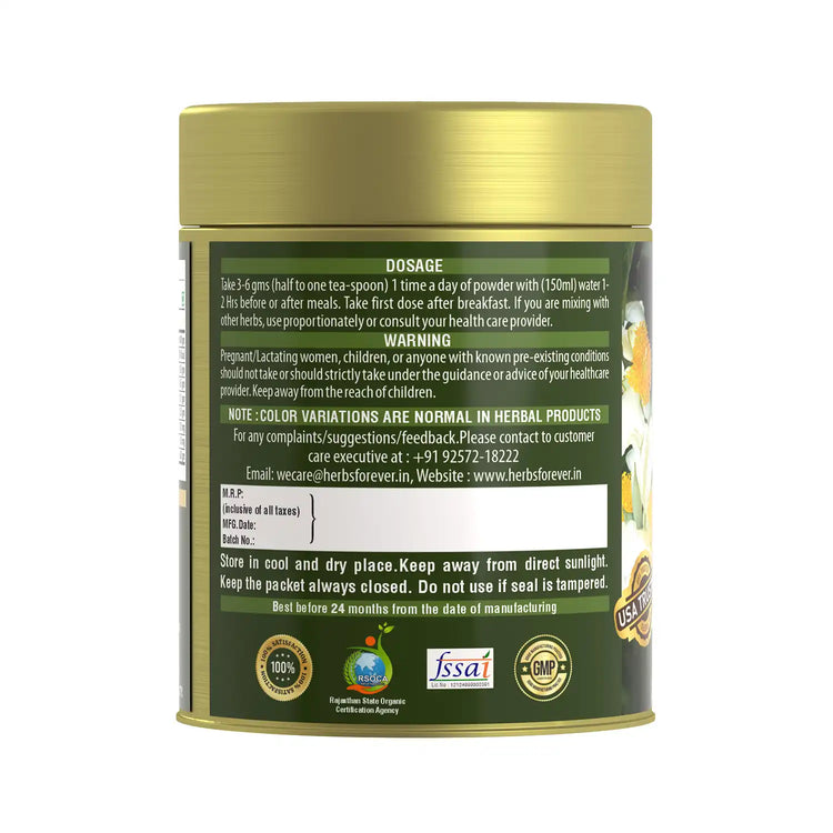 HerbsForever Nagkesar Powder Mesua Ferrea Support Healthy Respiratory System Non GMO, Vegan 100 GMS