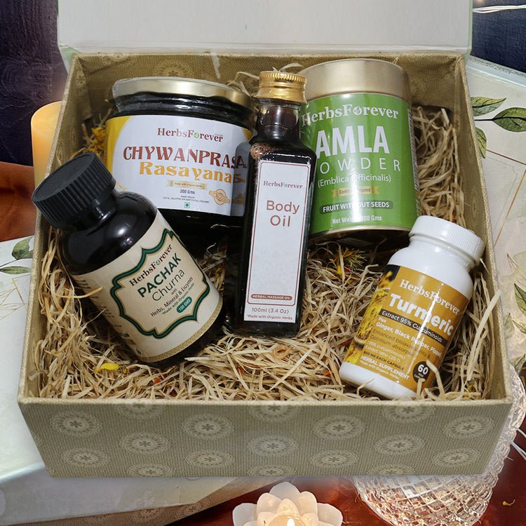 Nature's Care Gift Box – 5 Ayurvedic Wellness Essentials