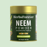 HerbsForever Neem Powder - Azadirachta Indica - Ayurvedic Herb for Healthy Skin - Non GMO, Organic, Vegan 100 GMS.