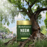 HerbsForever Neem Powder - Azadirachta Indica - Ayurvedic Herb for Healthy Skin - Non GMO, Organic, Vegan 100 GMS.