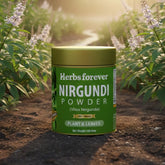 HerbsForever Nirgundi Powder Vitex Negundo Balancing Vata and Ushna Non GMO, Vegan 100 GMS