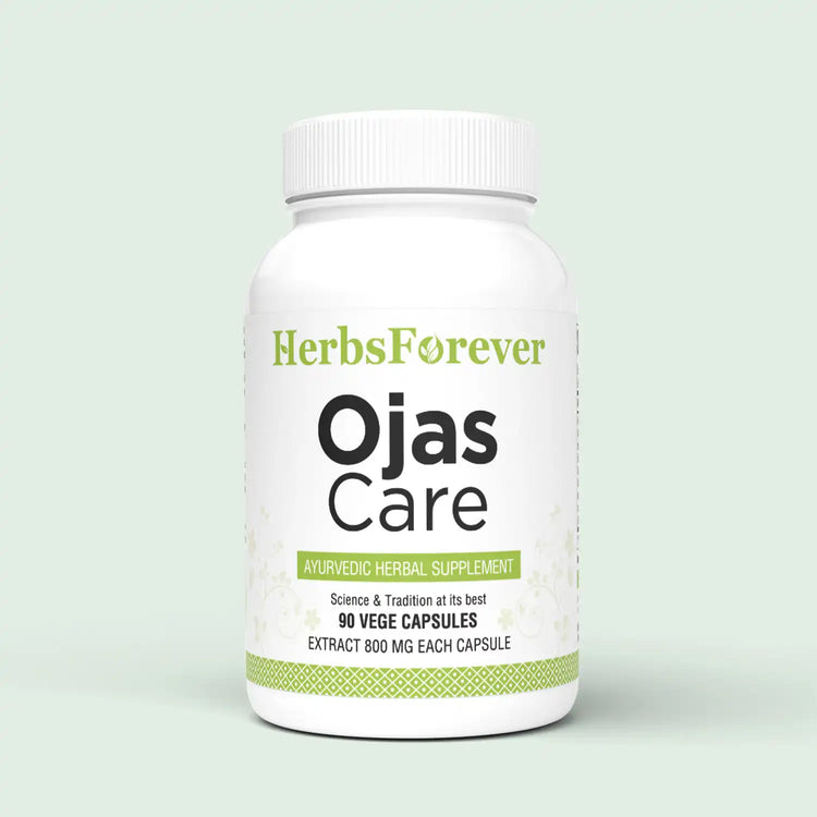 Herbsforever Ojas Care Capsules Nutritional Supplement Promotes Body Energy 90 Capsules 800 Mg Each