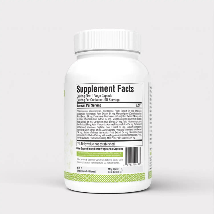 Pearl Calcine Capsules Bone Supplement Promotes Healthy Bones and Strong Teeth 90 Capsules 750 Mg Each