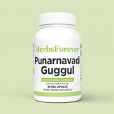 HerbsForever Punarnavadi Guggul Capsules β Traditional Ayurvedic Formulation β Kapha Balancing Formula β 90 Vege Capsules β 800 Mg Each