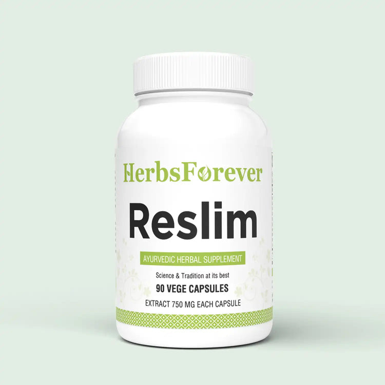 Reslim Capsules Ayurvedic Herbal Supplement Support Fit Body Balancing The Kapha Dosha 90 Vege Capsules 750 Mg Each