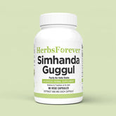 Herbsforever Simhanada Guggul | Ayurvedic Herbal Supplement with Castor Oil & Triphala | Supports Joint Flexibility, Detox & Digestive Health | 90 Vegan Capsules 800 Mg Each | Non-GMO
