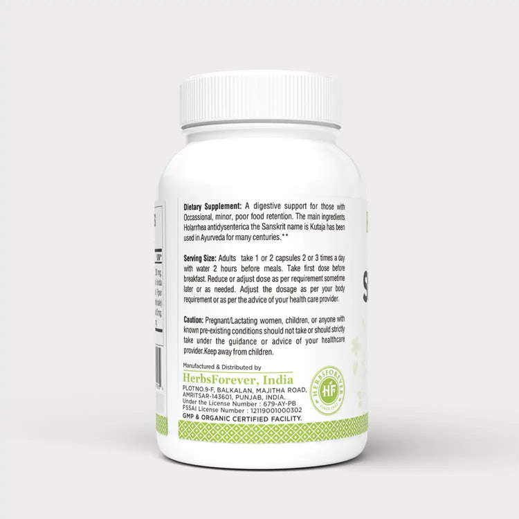 Herbsforever Stomach-D Capsules AbdomenSupplement Promotes Healthy Digestion 90 Capsules 750 Mg Each