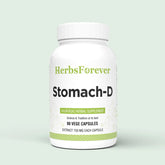 Herbsforever Stomach-D Capsules AbdomenSupplement Promotes Healthy Digestion 90 Capsules 750 Mg Each