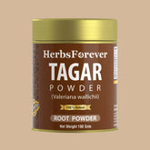 HerbsForever Tagar Powder | Valeriana Wallichii Root | Ayurvedic Herb for Relaxation & Sleep Support | Non-GMO, Vegan, Premium Quality | 100 GMS