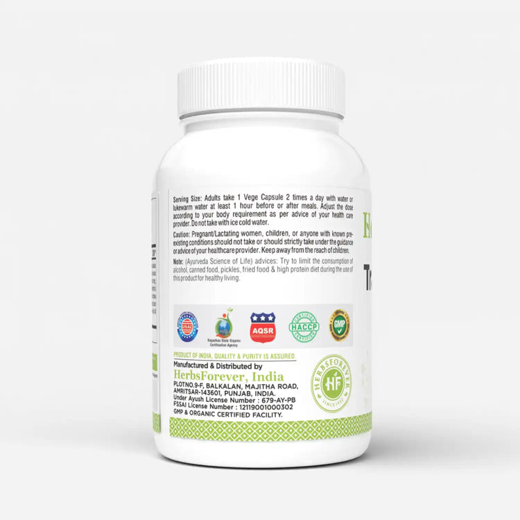 Herbsforever Trayodasanga Guggulu Traditional Ayurvedic Formulation 90 Vege Capsules 800 Mg Each