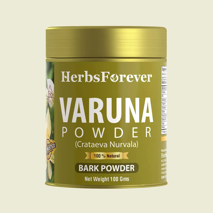 Varuna Crataeva Nurvala Powder 100g Non-GMO, Vegan Extract for Bladder and Kidney Function Support, Promotes Natural Balance and Wellness