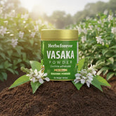 HerbsForever Vasaka Powder | Justicia Adhatoda | Supports Respiratory Health & Wellness | Herbal Supplement | Non-GMO, Vegan | 100g ) | Traditional Ayurveda