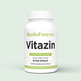 Herbsforever Vitazin Capsules Ayurvedic Herbal Supplement Supports Energy & Performance Provides Physical and Mental Strength 90 Vege Capsules 500 Mg Each