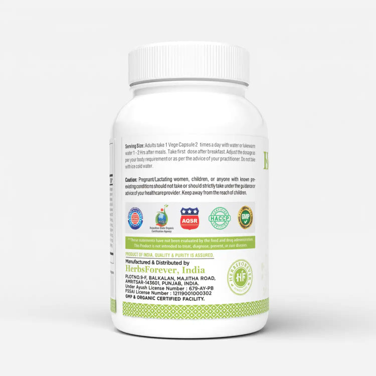 Herbsforever Yograj Guggulu – Ayurvedic Herbal Supplement – 90 Vege Capsules – 800 Mg Each