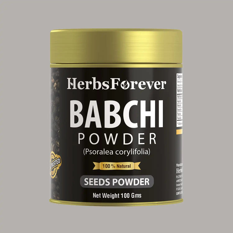 Herbsforever Babchi Powder 100g – Pure Psoralea Corylifolia Churna – Traditionally Used for Skin & Wellness Support – Non-GMO, No Additives – External & Internal Use – Lab Tested