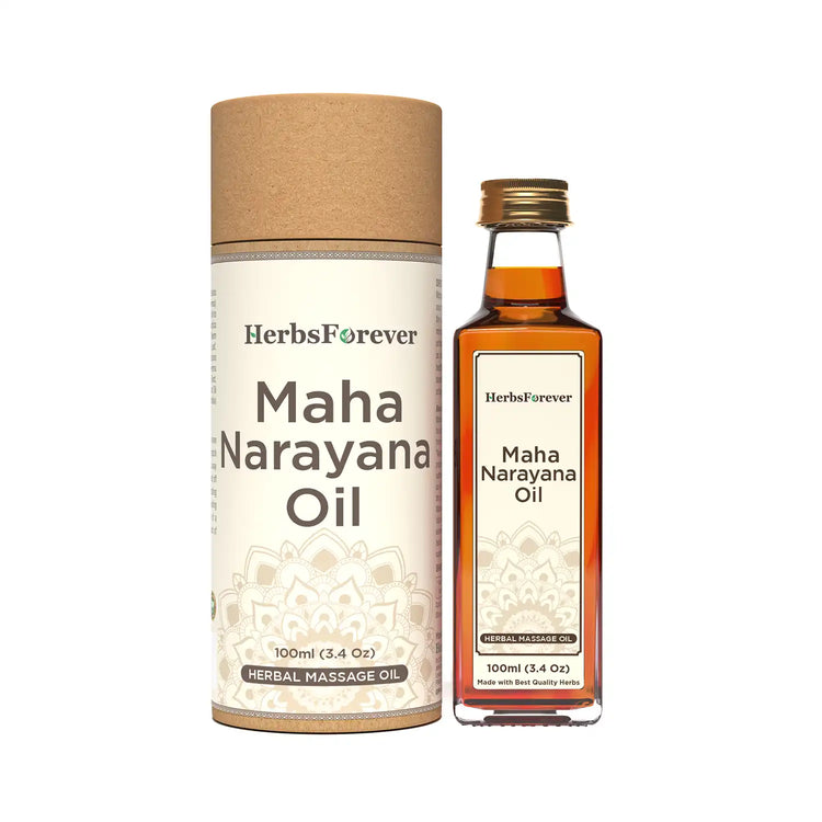 HerbsForever Maha Narayan Oil Authentic Ayurvedic Massage Oil Cold Pressed Premium Oil Non GMO, Vegan  100 ml HerbsForever Maha Narayan Oil Authentic Ayurvedic Massage Oil Cold Pressed Premium Oil Non GMO, Vegan  100 ml